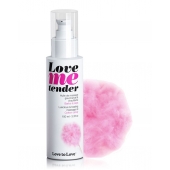 Съедобное согревающее массажное масло Love Me Tender Cotton Candy с ароматом сладкой ваты - 100 мл. - Love to Love - купить с доставкой в Калуге