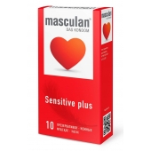 Презервативы Masculan Sensitive plus - 10 шт. - Masculan - купить с доставкой в Калуге