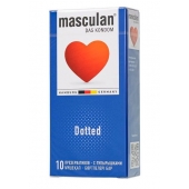 Презервативы с пупырышками Masculan Dotted - 10 шт. - Masculan - купить с доставкой в Калуге