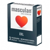 Презервативы увеличенного размера Masculan XXL - 3 шт. - Masculan - купить с доставкой в Калуге