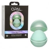 Зеленый вибромассажер Opal Ripple Massager - California Exotic Novelties