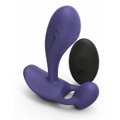 Темно-синий вибромассажер Witty P G Vibrator with Remote Control - Love to Love - в Калуге купить с доставкой