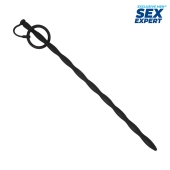 Черный стимулятор уретры Sex Expert - Sex Expert - купить с доставкой в Калуге