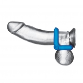 Комплект из 2 эрекционных колец-восьмерок 2-Pack Duo Cock And Ball Stamina Enhancement Ring - BlueLine - в Калуге купить с доставкой