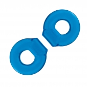 Комплект из двух колец для пениса 2-Pack Ultra-Stretch Stamina Endurance Ring - BlueLine - в Калуге купить с доставкой