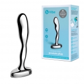 Стальной стимулятор простаты Stainless Steel Prostate Plug - 11,5 см. - b-Vibe - в Калуге купить с доставкой