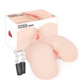 Мастурбатор-полуторс с двойным слоем материала и вибрацией Maria Onahole Real Vagina - KOKOS - в Калуге купить с доставкой