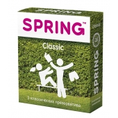 Классические презервативы SPRING CLASSIC - 3 шт. - SPRING - купить с доставкой в Калуге