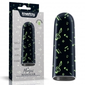 Мини-вибратор Rechargeable Glow-in-the-dark Music Massager - 8,5 см. - Lovetoy