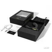 Чёрный перезаряжаемый стимулятор простаты Bruno Black - Lelo - в Калуге купить с доставкой