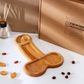 Деревянное блюдо для подачи в форме члена (32,5 х 20 х 1,7 см) - Сима-Ленд - купить с доставкой в Калуге