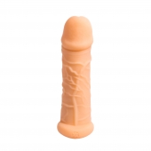 Телесный фаллоудлинитель Extra Size Bubbles - 15,5 см. - Lola Games - в Калуге купить с доставкой