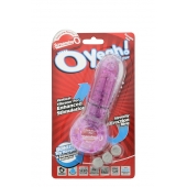 Фиолетовое эрекционное кольцо с вибрацией и пальчиком OYEAH PURPLE - Screaming O - в Калуге купить с доставкой