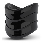 Черное эрекционное кольцо на мошонку Beef Ball Stretcher Snug X Long - Blush Novelties - в Калуге купить с доставкой