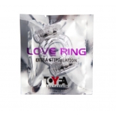 Прозрачное виброкольцо с двумя вибропульками - Toyfa Basic - в Калуге купить с доставкой