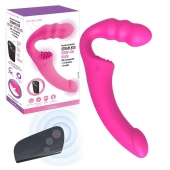 Розовый безремневой страпон Straples Strap-On Dildo - Erokay - купить с доставкой в Калуге