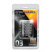 Прозрачная насадка с шипами и шишечками STAY HARD COCK SLEEVE 03 CLEAR - Blush Novelties - в Калуге купить с доставкой