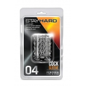 Прозрачная насадка с бороздками STAY HARD COCK SLEEVE 04 CLEAR - Blush Novelties - в Калуге купить с доставкой