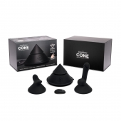 Конусный вибромассажер Cowgirl Cone с 2 насадками - CowGirl - купить с доставкой в Калуге