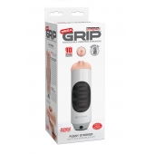 Мастурбатор-вагина Extreme Toyz Mega Grip Vibrating Stroker Mouth - Pipedream - в Калуге купить с доставкой