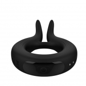 Черное эрекционное кольцо Marry Me Rechargeable Vibrating Cockring - Adrien Lastic - в Калуге купить с доставкой
