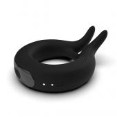 Черное эрекционное кольцо Marry Me Rechargeable Vibrating Cockring - Adrien Lastic - в Калуге купить с доставкой
