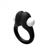 Черное эрекционное кольцо Zippy Vibrating Ring With Bullet - Adrien Lastic - в Калуге купить с доставкой