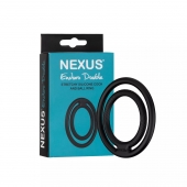 Черное двойное эрекционное кольцо Nexus Enduro Double - Nexus Range - в Калуге купить с доставкой