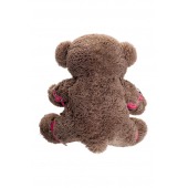 Бондажный набор: бурый мишка с розовыми оковами и наручниками - Pecado - купить с доставкой в Калуге