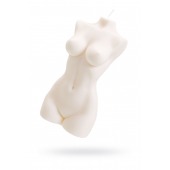 Белая интерьерная свеча в форме женского торса - 850 гр. - Pecado - купить с доставкой в Калуге