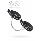 Черные оковы из одного ремешка с люверсами - Pecado - купить с доставкой в Калуге