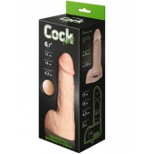 Телесный фаллоудлинитель с мошонкой Cock Next - 17 см. - LOVETOY (А-Полимер) - в Калуге купить с доставкой