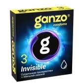 Супертонкие презервативы Ganzo Invisible - 3 шт. - Ganzo - купить с доставкой в Калуге