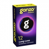 Презервативы с анестетиком для продления удовольствия Ganzo Long Love - 12 шт. - Ganzo - купить с доставкой в Калуге