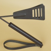 Черный кожаный стек «Сириус» - 60 см. - Sitabella - купить с доставкой в Калуге