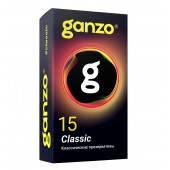Классические презервативы с обильной смазкой Ganzo Classic - 15 шт. - Ganzo - купить с доставкой в Калуге