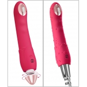 Малиновая насадка на душ с вибрацией Showers to orgasm - 20,1 см. - Orion - купить с доставкой в Калуге