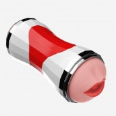 Двусторонний мастурбатор в колбе Power Grip Cup - вагина и ротик - Boys of Toys - в Калуге купить с доставкой