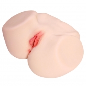 Мастурбатор-полуторс с двойным слоем материала и вибрацией Jenny Onahole Real Vagina - KOKOS - в Калуге купить с доставкой