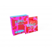 Презервативы с разогревающим эффектом Expert Hot Love - 3 шт. - Expert - купить с доставкой в Калуге