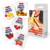 Набор из 5 саше съедобных смазок Tutti-Frutti - Биоритм - купить с доставкой в Калуге
