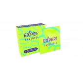 Ультратонкие презервативы Expert Invisible - 3 шт. - Expert - купить с доставкой в Калуге