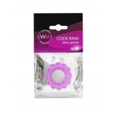 Лиловое эрекционное кольцо с 2 рядами стимулирующих шариков - Erowoman-Eroman - в Калуге купить с доставкой