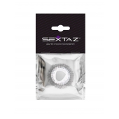 Эластичное эрекционное кольцо с длинными черными «ресничками» - Sextaz - в Калуге купить с доставкой