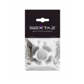 Эластичное кольцо с «ресничками» и 4 шариками - Sextaz - в Калуге купить с доставкой