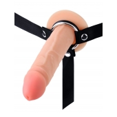 Мужской полый страпон на регулируемых ремнях - 18,5 см. - Sex Expert - купить с доставкой в Калуге