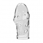 Прозрачная насадка на пенис Booker - 8 см. - Baile - в Калуге купить с доставкой