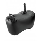 Черное надувное кресло с платформой для фиксации дилдо Body Dock Inflatable Love Seat - Pipedream - купить с доставкой в Калуге