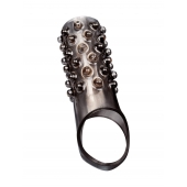 Дымчатая насадка на пенис с выпуклостями - 12 см. - Sex Expert - в Калуге купить с доставкой