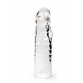 Прозрачная закрытая насадка на член - 15 см. - Sex Expert - в Калуге купить с доставкой